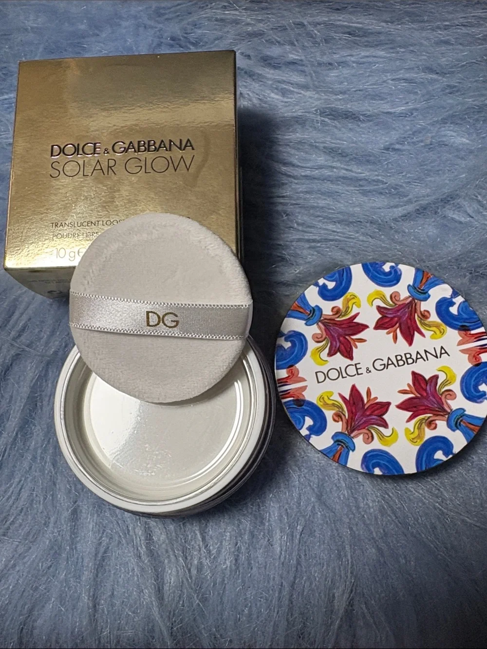 Dolce & Gabbana Solar Glow Translucent Loose Setting Powder in Crystal 1, New